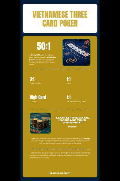 Bảng xếp hạng Three Card Poker tại 99UWIN